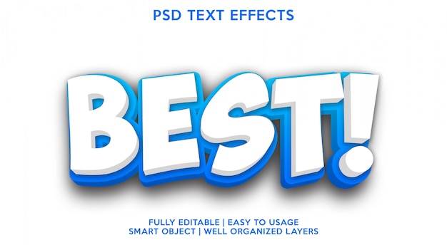 Best Text Effect Template