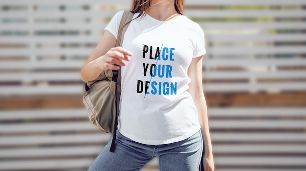 PSD best white tshirt mockup