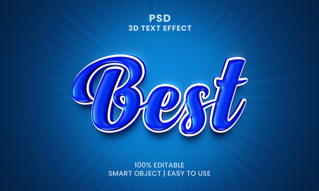 PSD beste 3d-stijl teksteffect psd