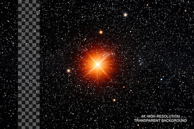 Betelgeuse alpha orionistype m1 2iaiab red supergiant on transparent background