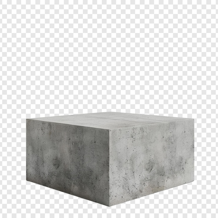 PSD betonplatform voor de tentoonstelling van producten