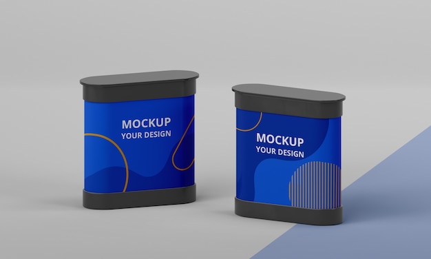 PSD beursstand mock-up assortiment