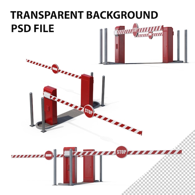 PSD beveiligingsbarrière sluit png