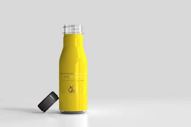 PSD beverage bottle mockup