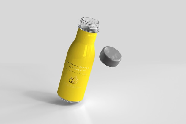 Beverage Bottle Mockup