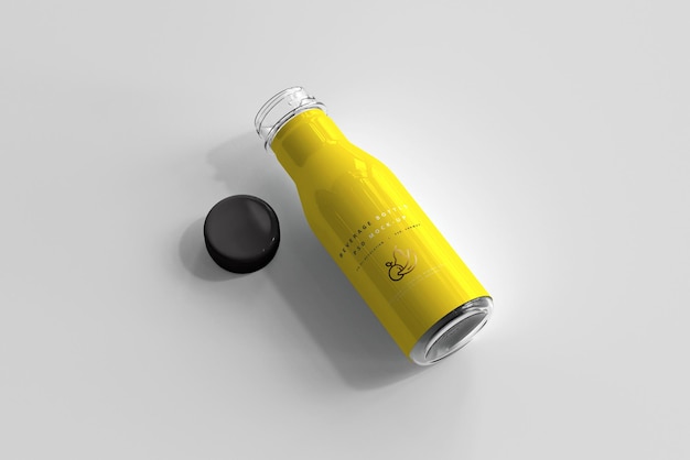 Beverage Bottle Mockup