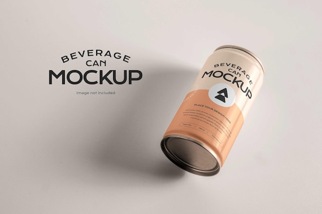 Beverage can mockup