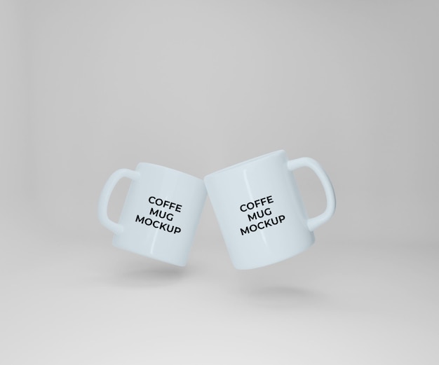 Bewerkbaar 3D-koffiekopmodel