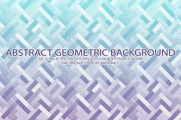 Bewerkbaar geometrisch patroon met gestructureerde achtergrond en afzonderlijke textuur
