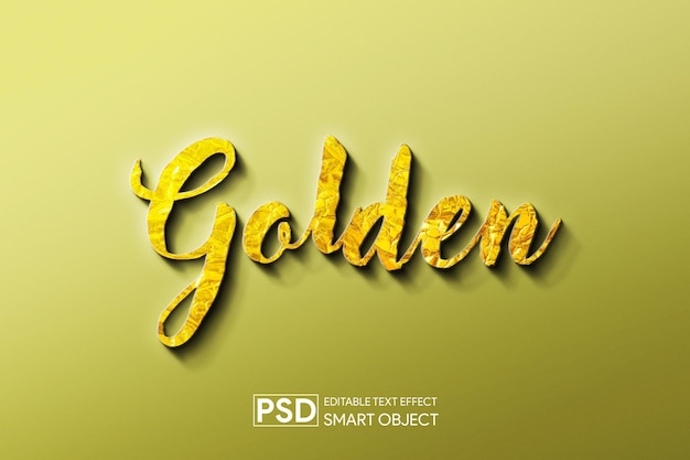 Bewerkbaar psd-teksteffect