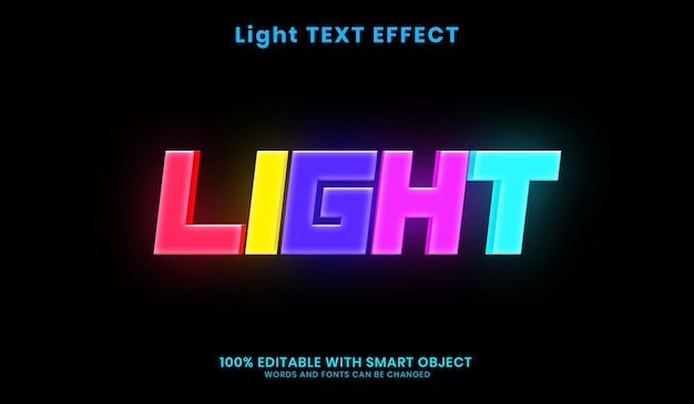 Bewerkbare 3D tekst-effect PSD