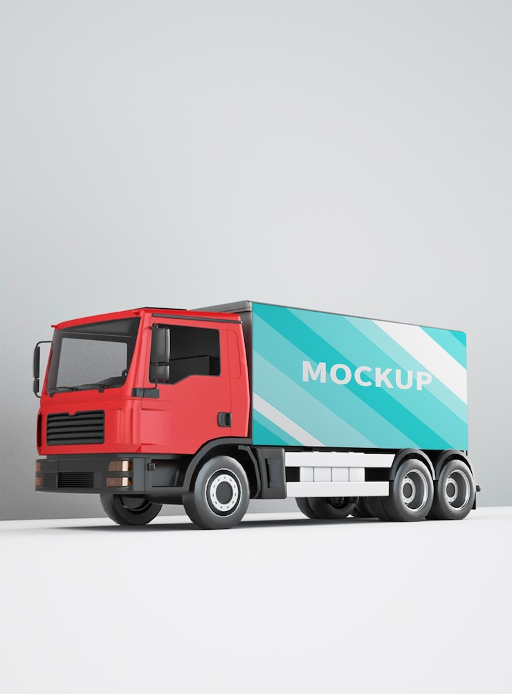PSD bewerkbare auto mockup