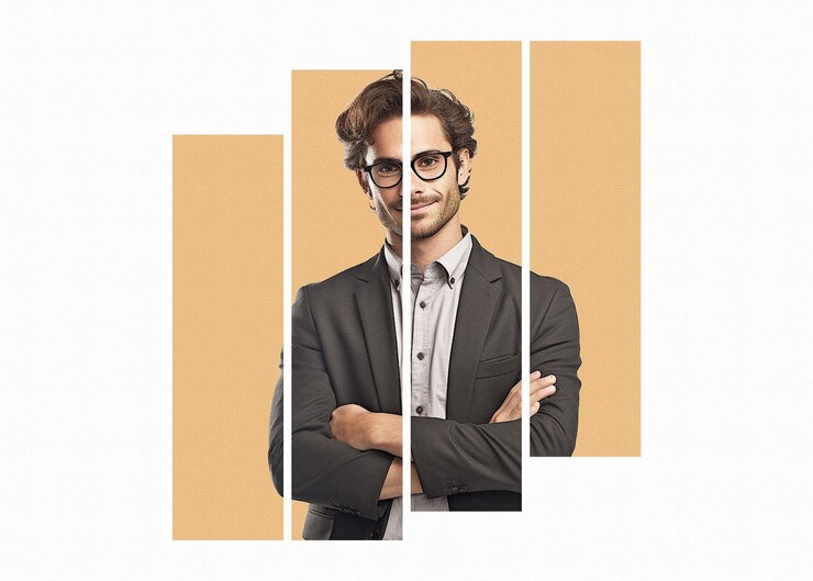 PSD bewerkbare foto-effect mockup psd-sjabloon