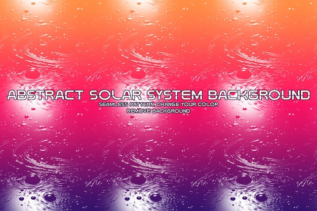 PSD bewerkbare zonnestelsel glitter achtergrond minimalistische vloeibare textuur