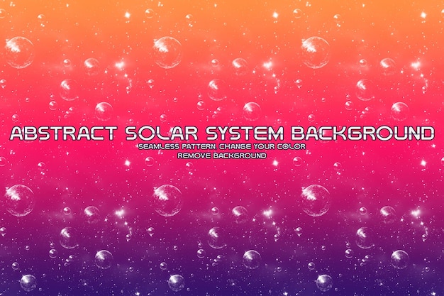 Bewerkbare zonnestelsel Glitter achtergrond minimalistische vloeibare textuur