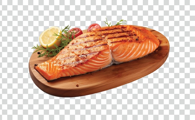 PSD bezpłatne zdjęcie grilled salmon steak png psd