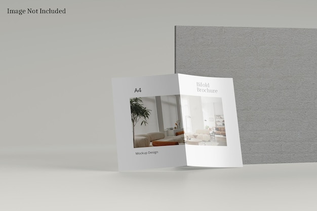 Bi Fold Brochure Mockup A4