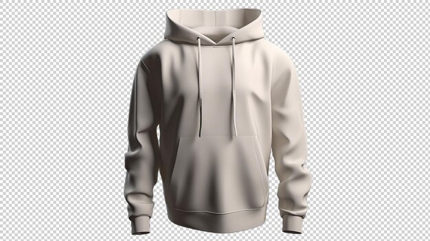 PSD biała bluza z napisem hoodie.