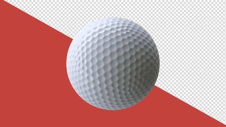PSD białe mięso golfowe na przezroczystym tle