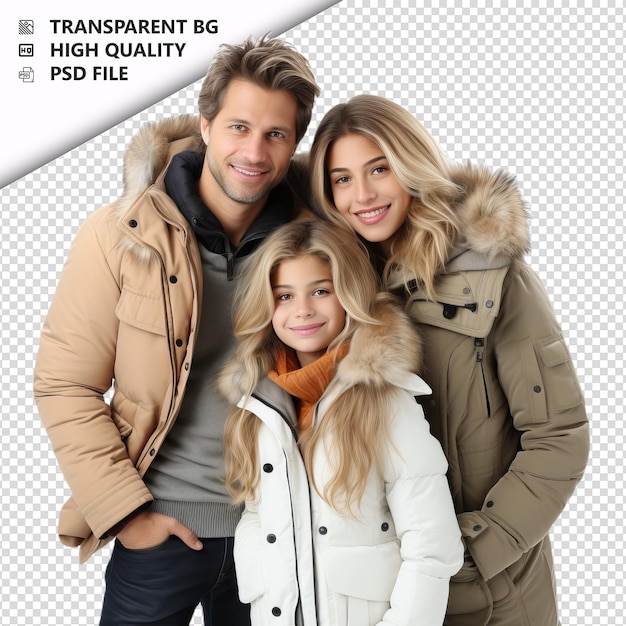 PSD białe tło w stylu cold white family ultra realistic style