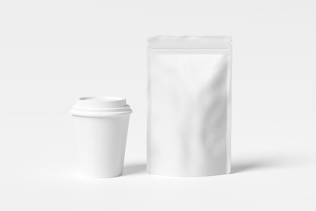 biały kubek kawy z pokrywką z napisem "kawa Starbucks" na dole