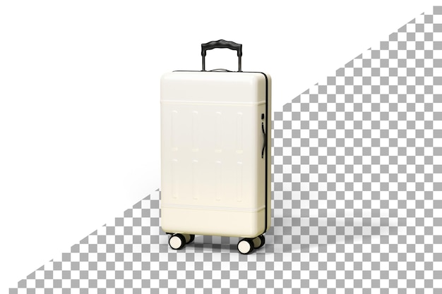 PSD biały projekt bagażu podróżnego