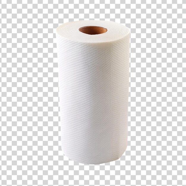 PSD biały rolek papieru toaletowego izolowany na przezroczystym tle