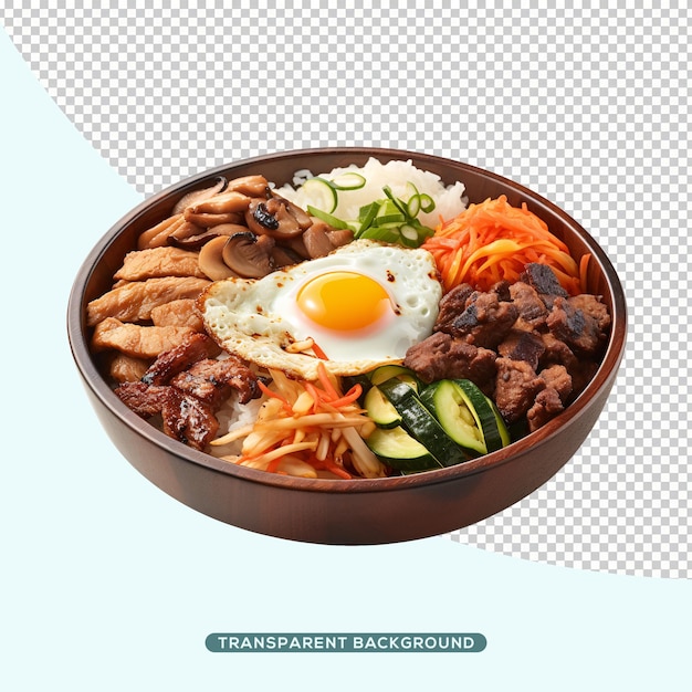 PSD bibimbap koreaans eten