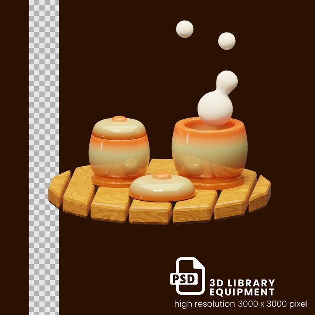 PSD biblioteka ilustracja 3d