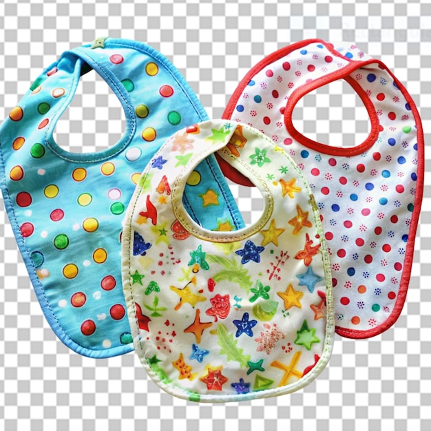 Bibs on transparent background