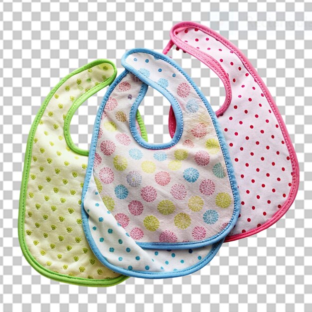 Bibs on transparent background