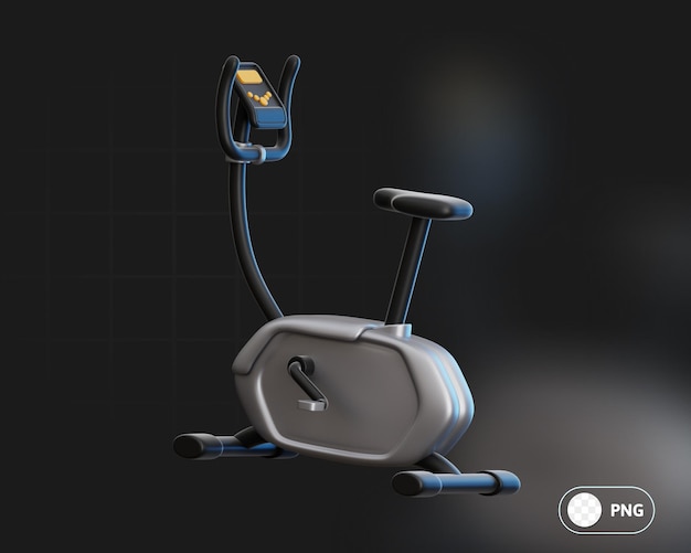 PSD bicycle 3d illustration