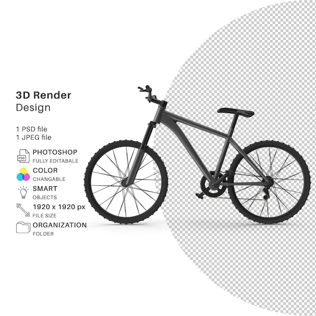 bicycle 3d modeling psd file realistic bicycle