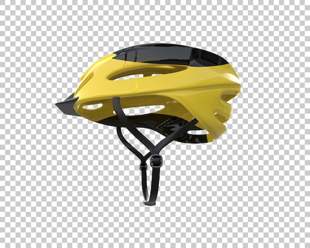 PSD elmo da bicicletta isolato sullo sfondo illustrazione di rendering 3d
