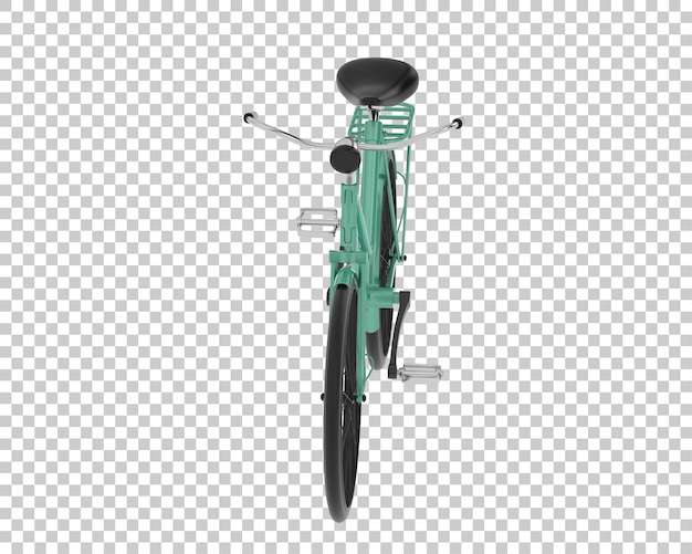 Bicycle isolated on transparent background 3d rendering illustration