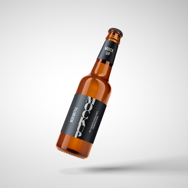 Bierflesmodel premium psd