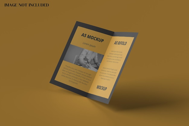 Bifold A5 Flyer Mockup