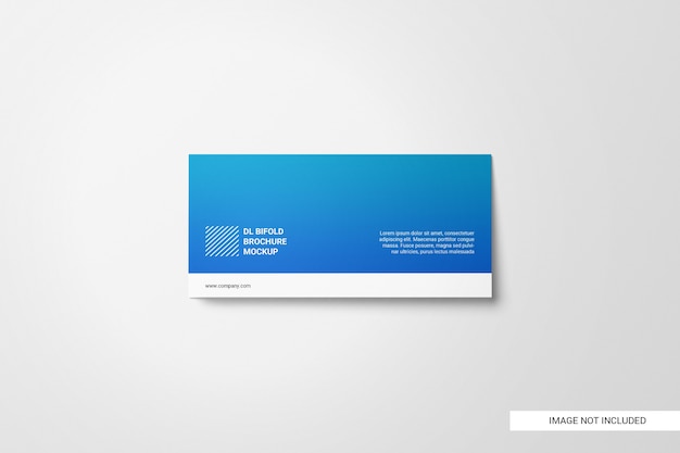 Bifold brochure mockup