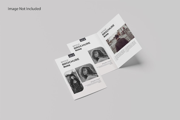 Bifold brochure mockup