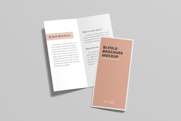 PSD bifold projekt makiety broszury