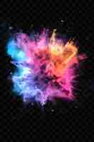 PSD big bang explosion with primordial universe cosmic expansion effect fx film background overlay art