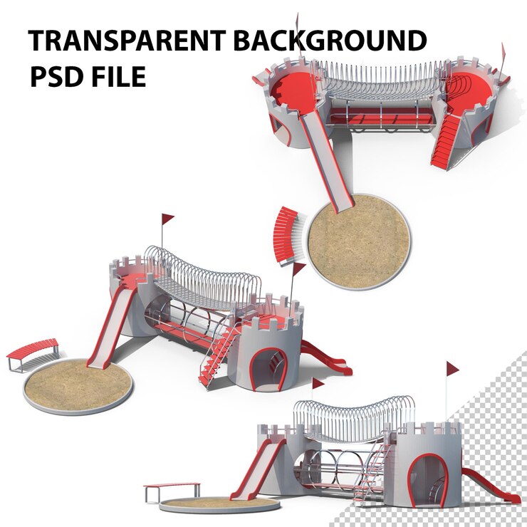 PSD big castle park png