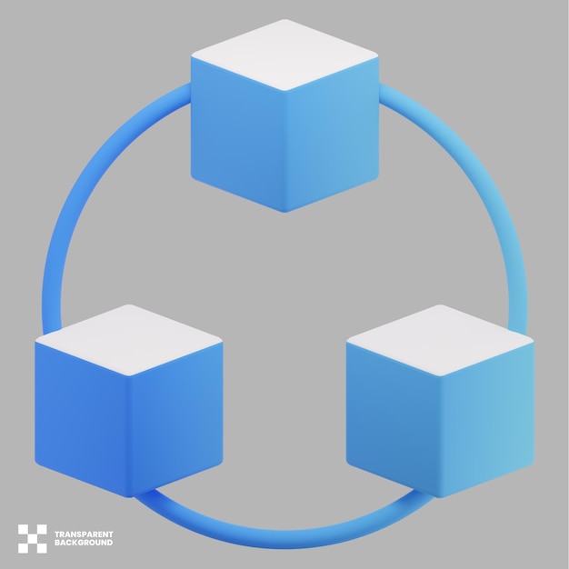 Big Data 3D Illsutration