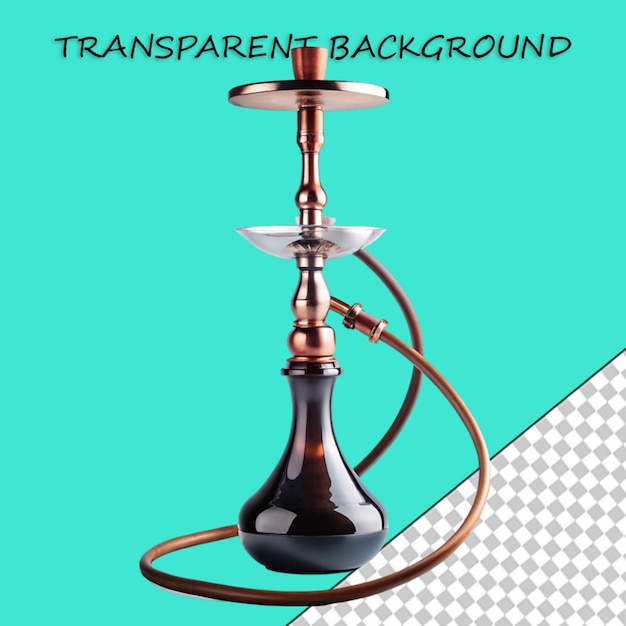 PSD big golden narghile for tobacco smoking made of metal with long hookah hoses