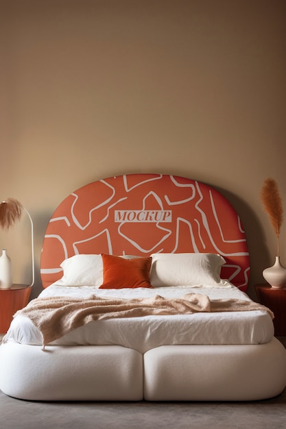 PSD big headboard mockup