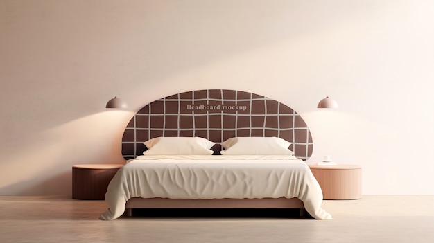 Big headboard mockup