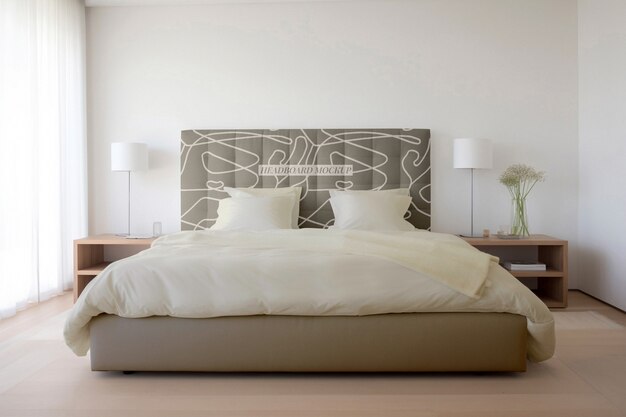 Big headboard mockup