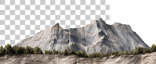 PSD big mountain landscape cutout