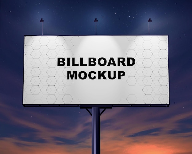 PSD big outdoor billboard mockup