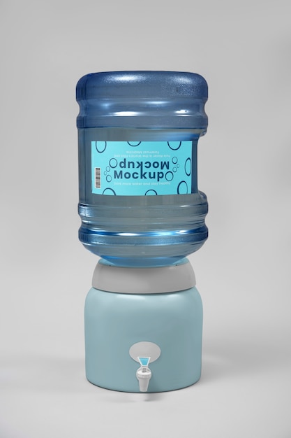 PSD big plastic water bottle mockup